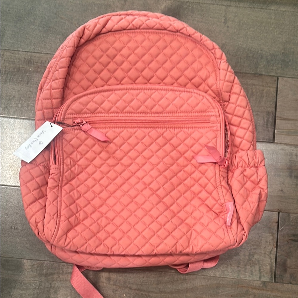 Vera Bradley Pink Quilted Backpack